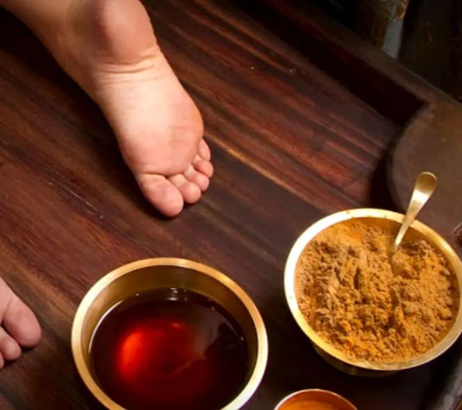 Padabhyanga Fußmassage